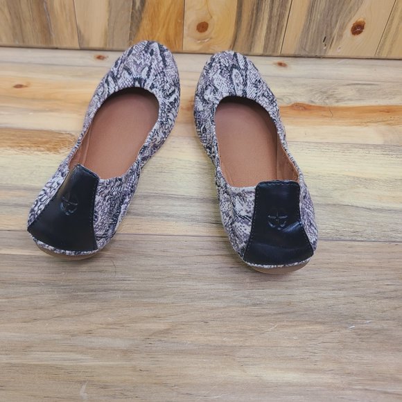 Lucky Brand Snake Print Ballet Flats - Picture 4 of 5